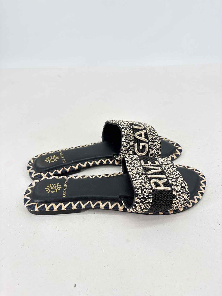 Shoe Size 38 Black Sandals
