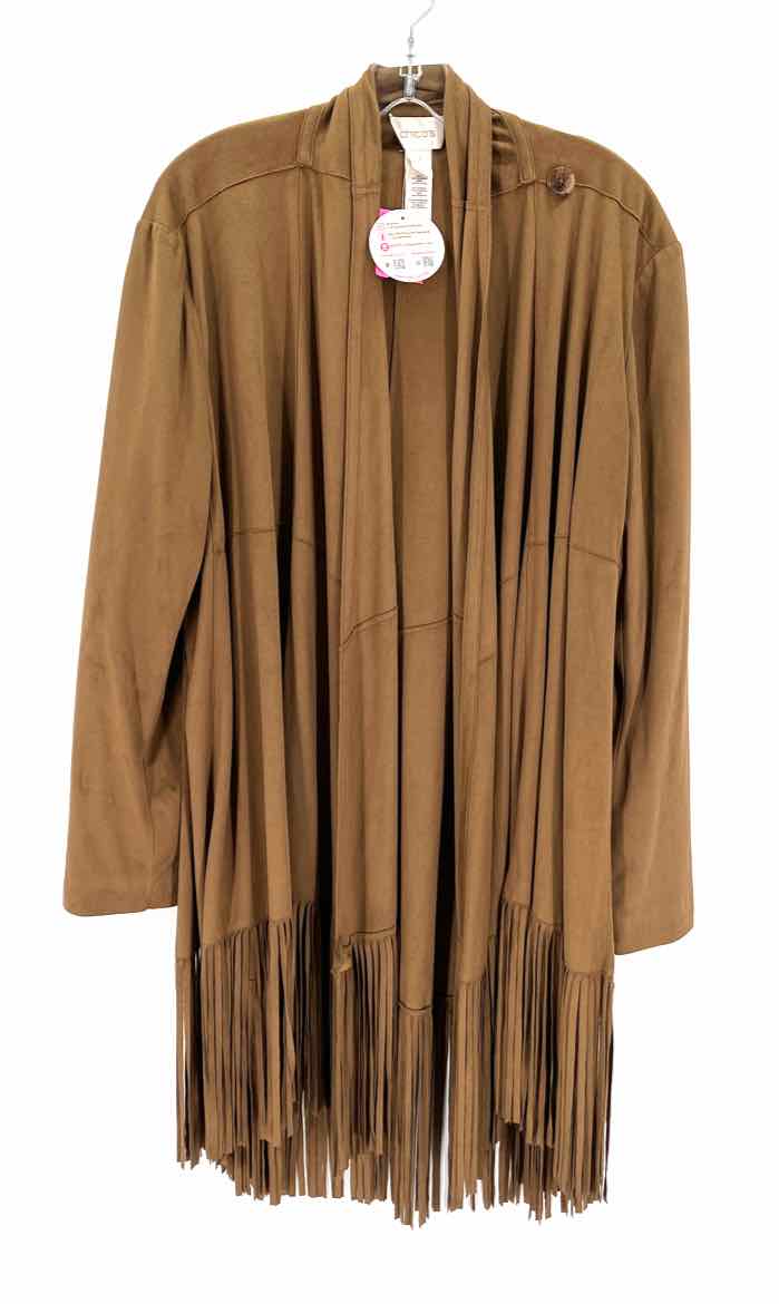Size L Chico's Tan Jacket