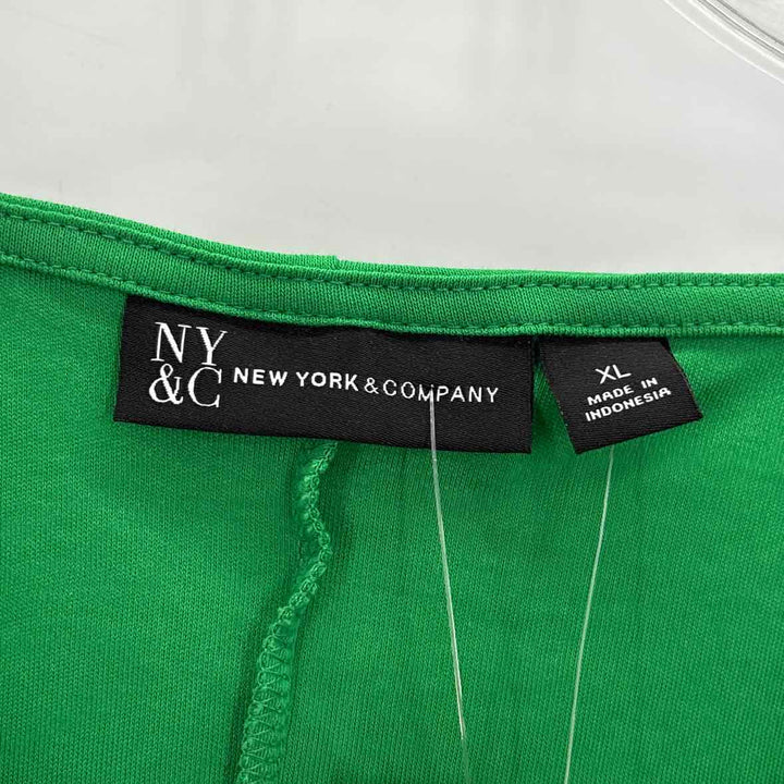 Size XL NY & CO Green Knit Dress