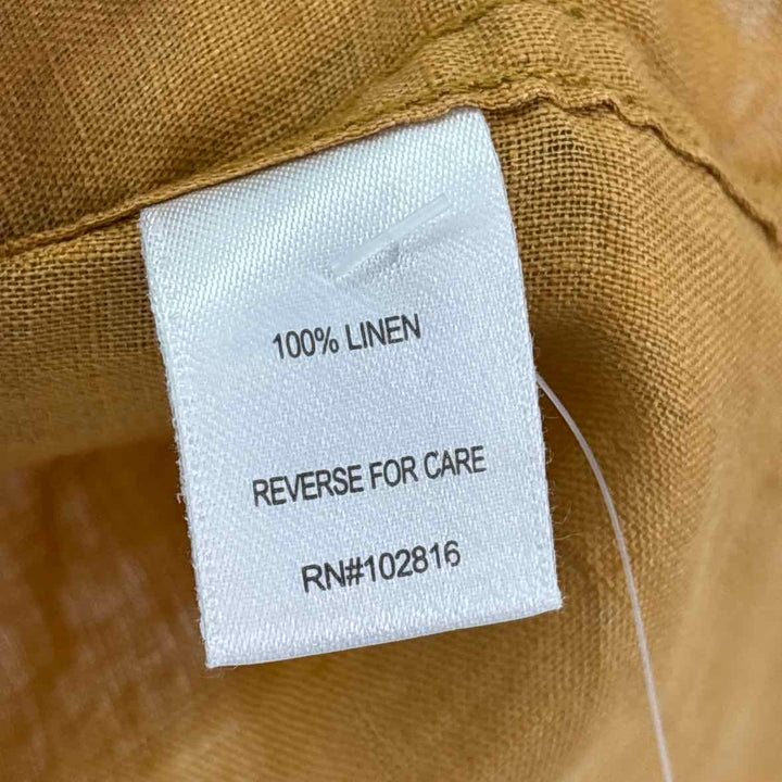Size 8 GARNET HILL Mustard Shirt