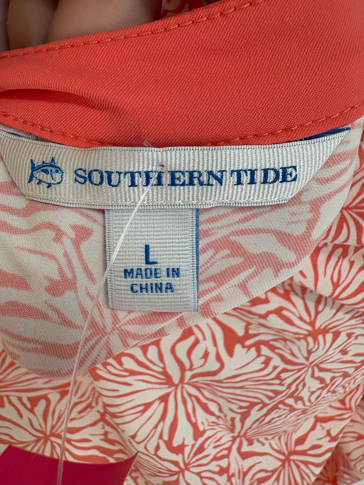 Size L SOUTHERN TIDE Orange Shirt