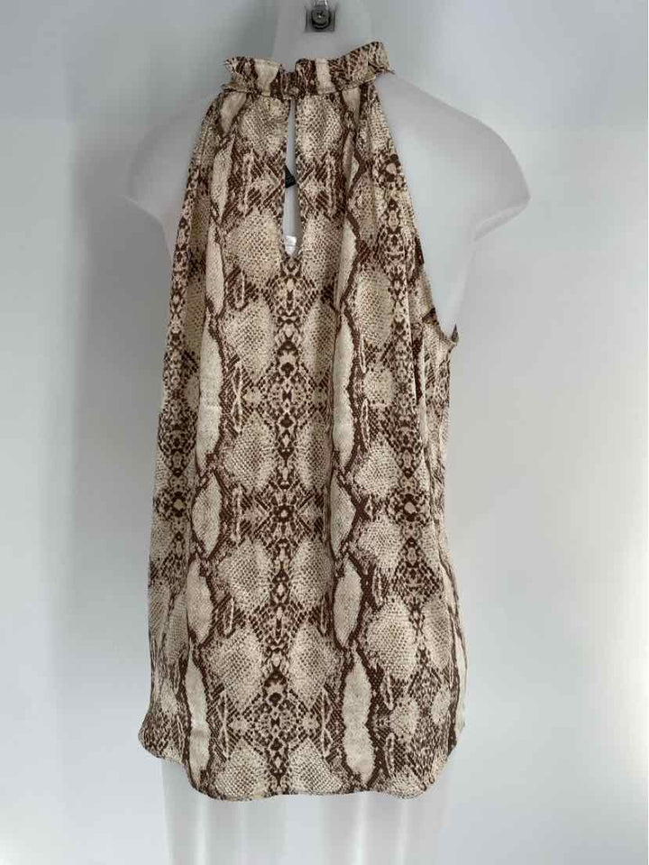 Size 16 White House Black Market Tan Shirt