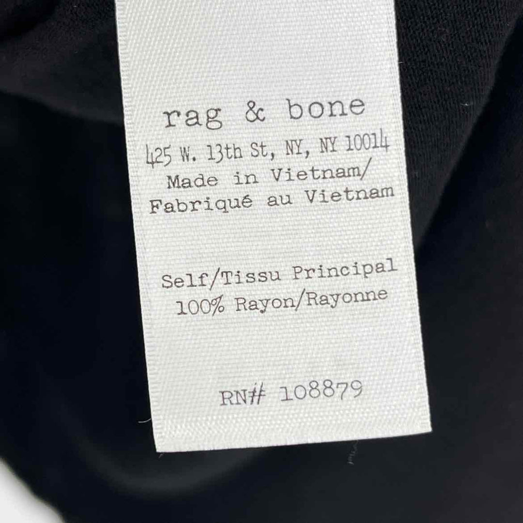 Size M RAG & BONE Black Shirt