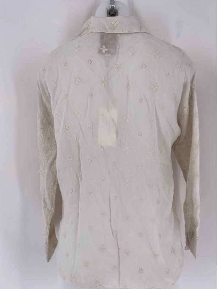 Size S Johnny Was Ivory Shirt