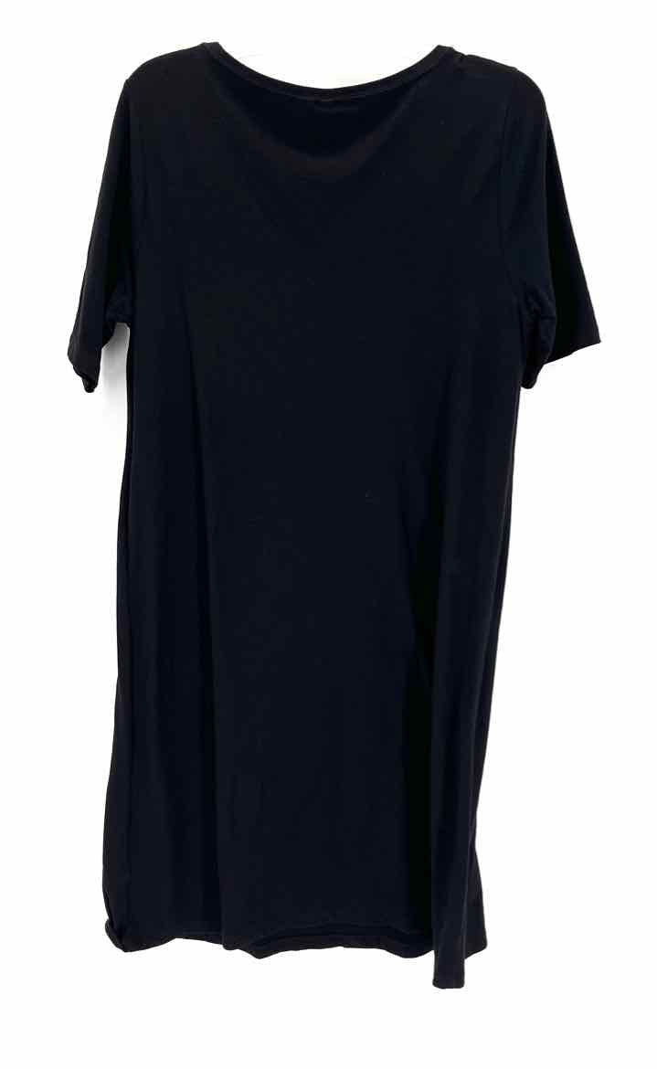 Size M J JILL Black Knit Dress
