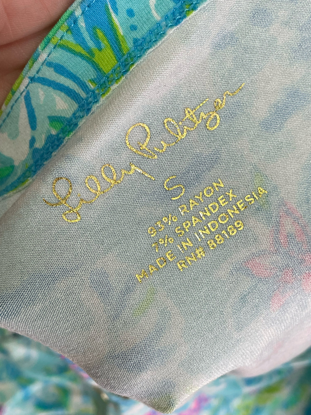 Size S Lilly Pulitzer Blue Dress
