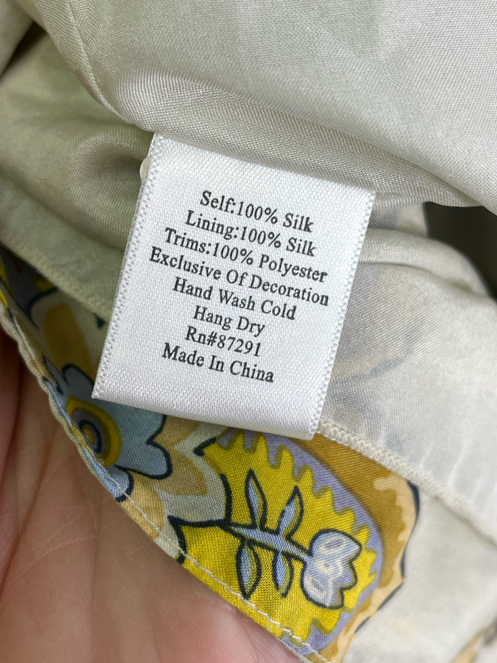 Size XXL Johnny Was Multi-Color Silk Dress