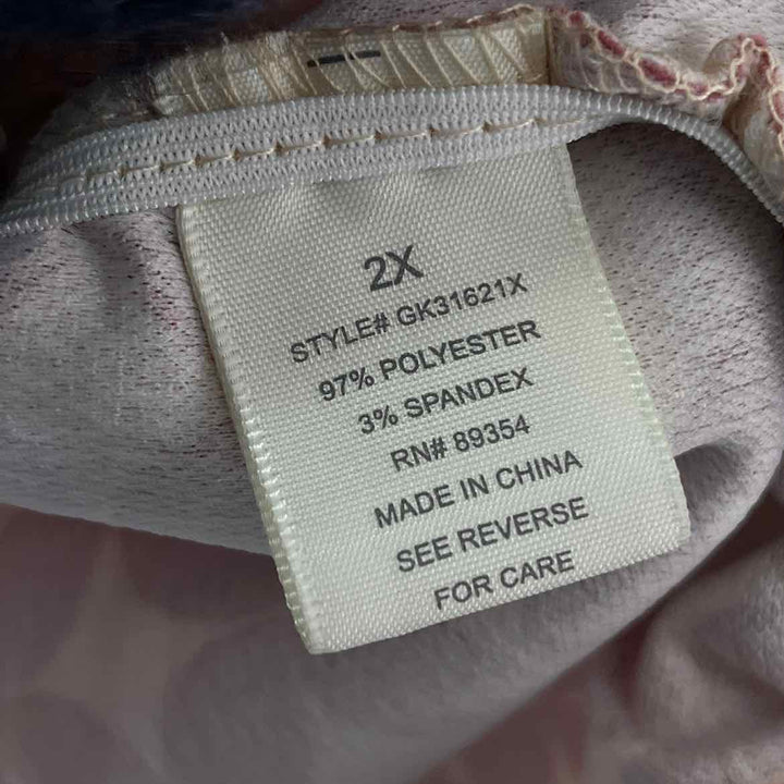 Size 2X Pink Shirt
