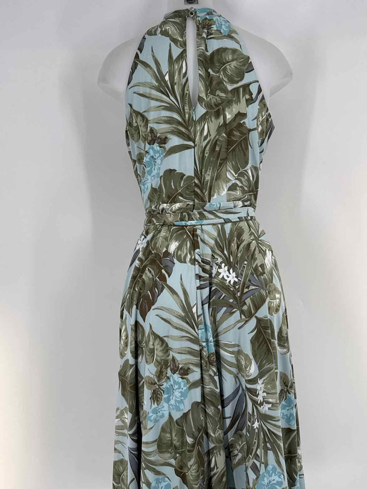 Size 6 Blue Print Dress
