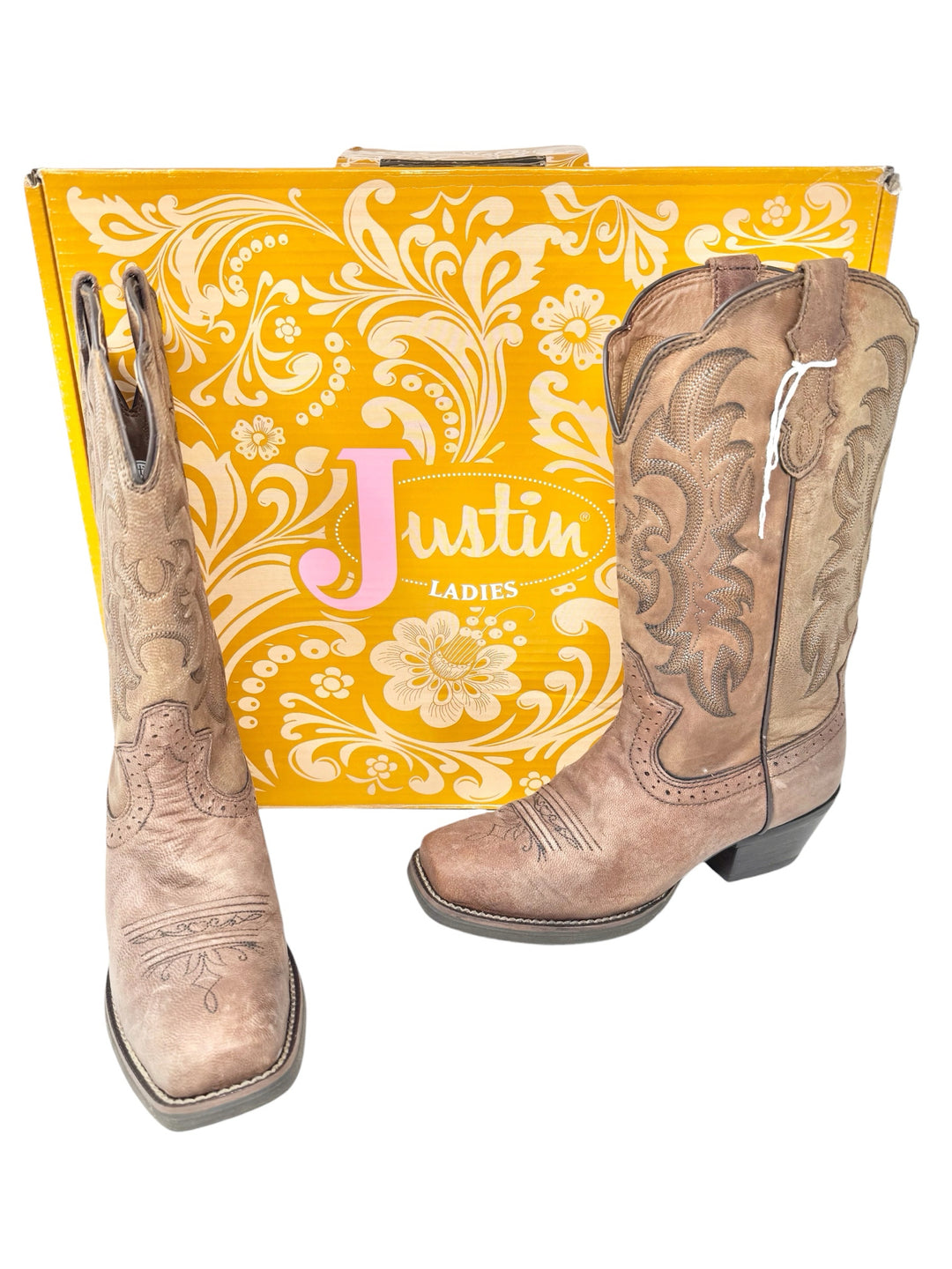 Shoe Size 8 Brown Leather Boots