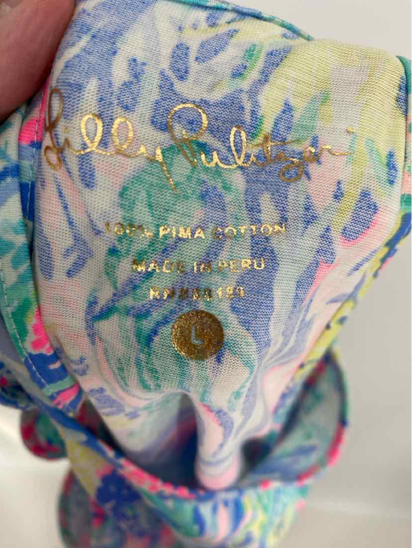 Size L Lilly Pulitzer Blue Dress