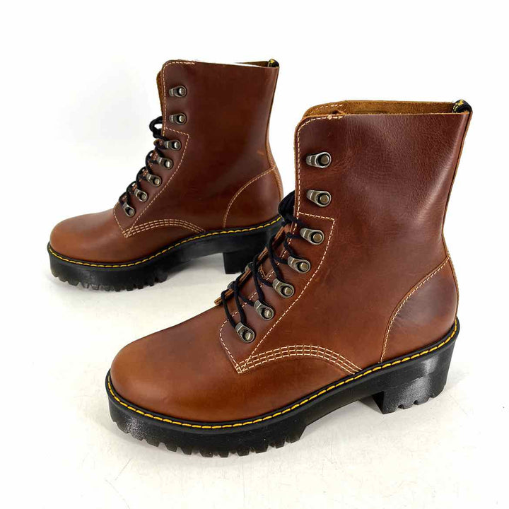 Shoe Size 11 DOC MARTENS Brown Leather Boots