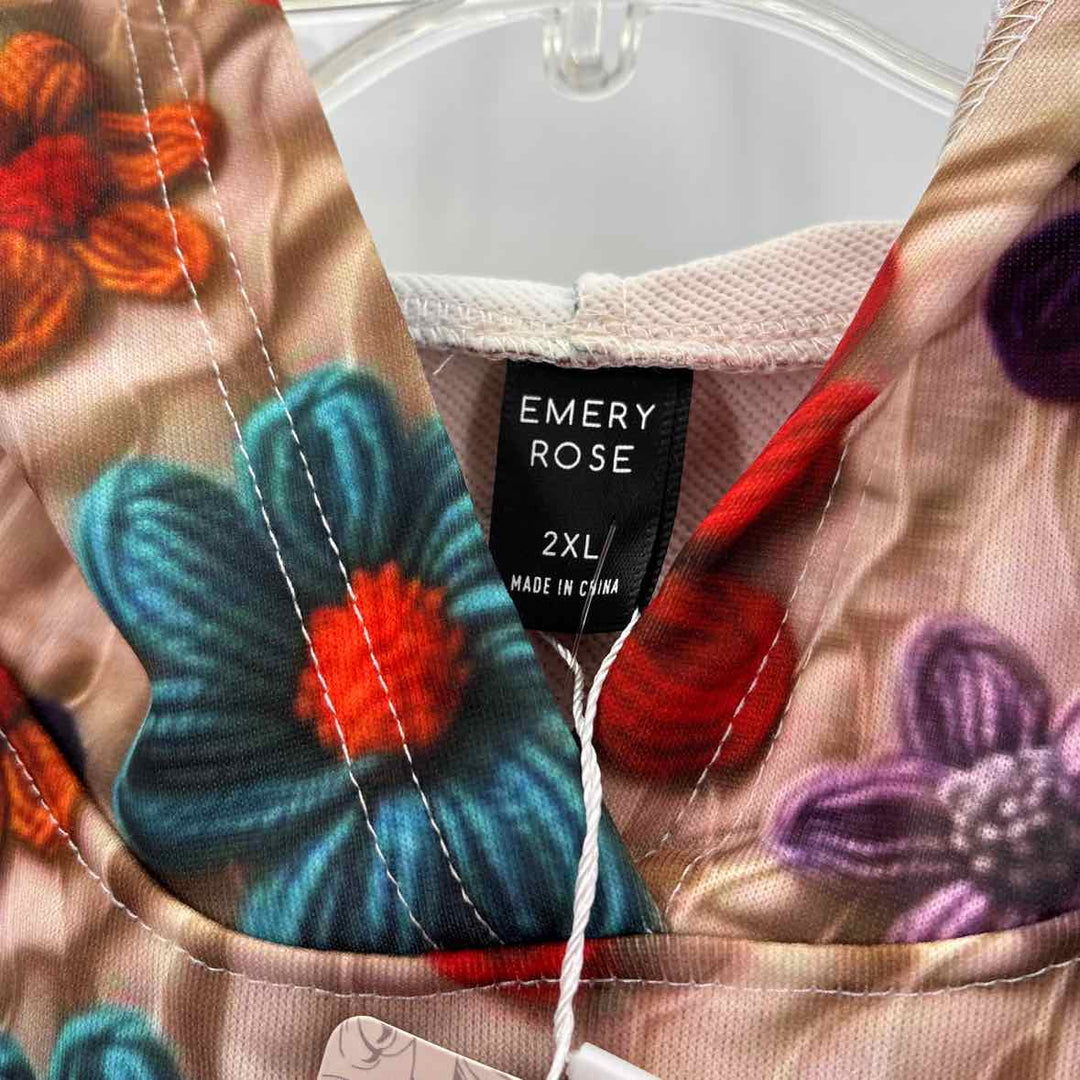 Size 2X EMERY ROSE Tan Shirt