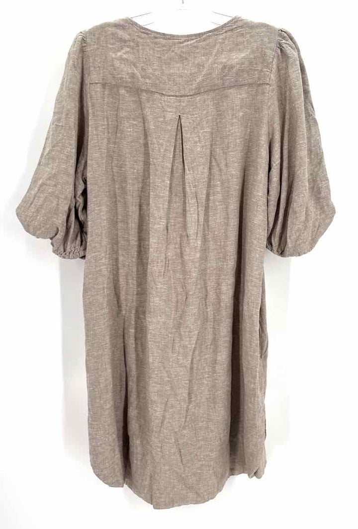 Size L CYNTHIA ROWLEY Gray Dress