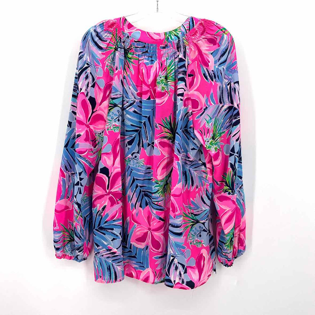 Size XL Lilly Pulitzer Hot Pink Shirt