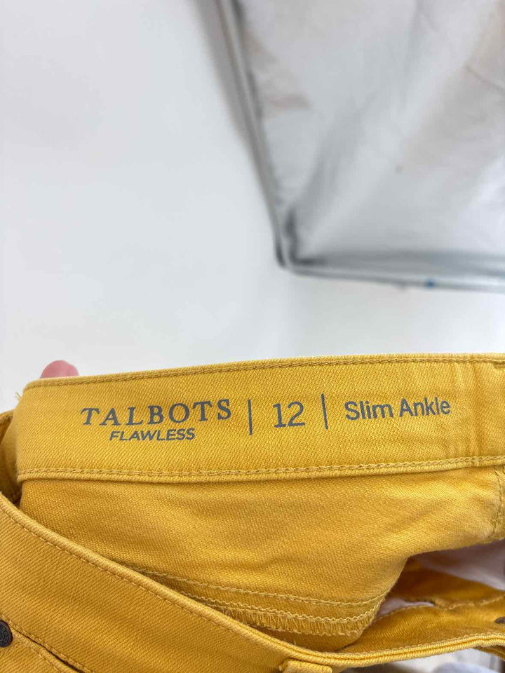 Size 12 Talbots Mustard Pants