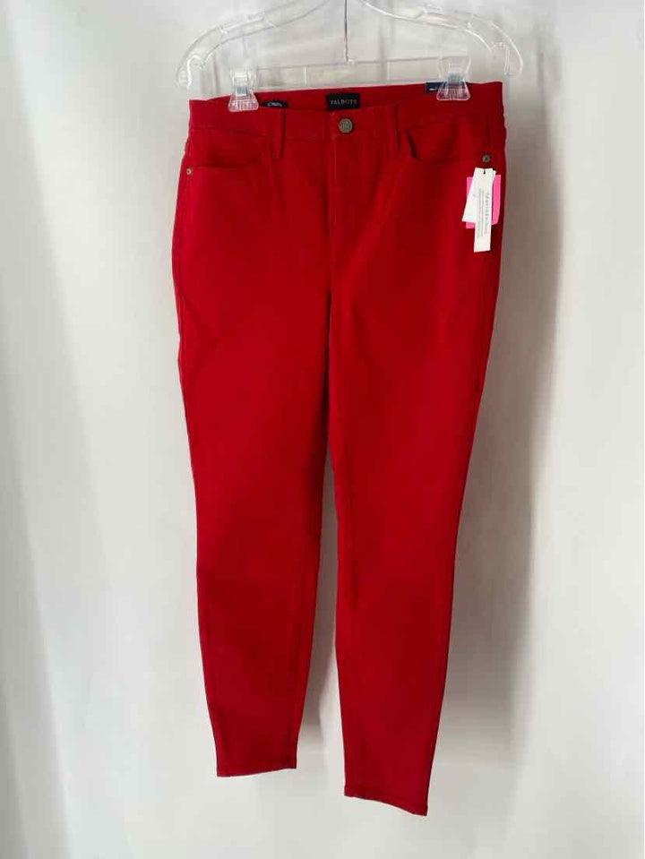 Size 8 Talbots Red Pants
