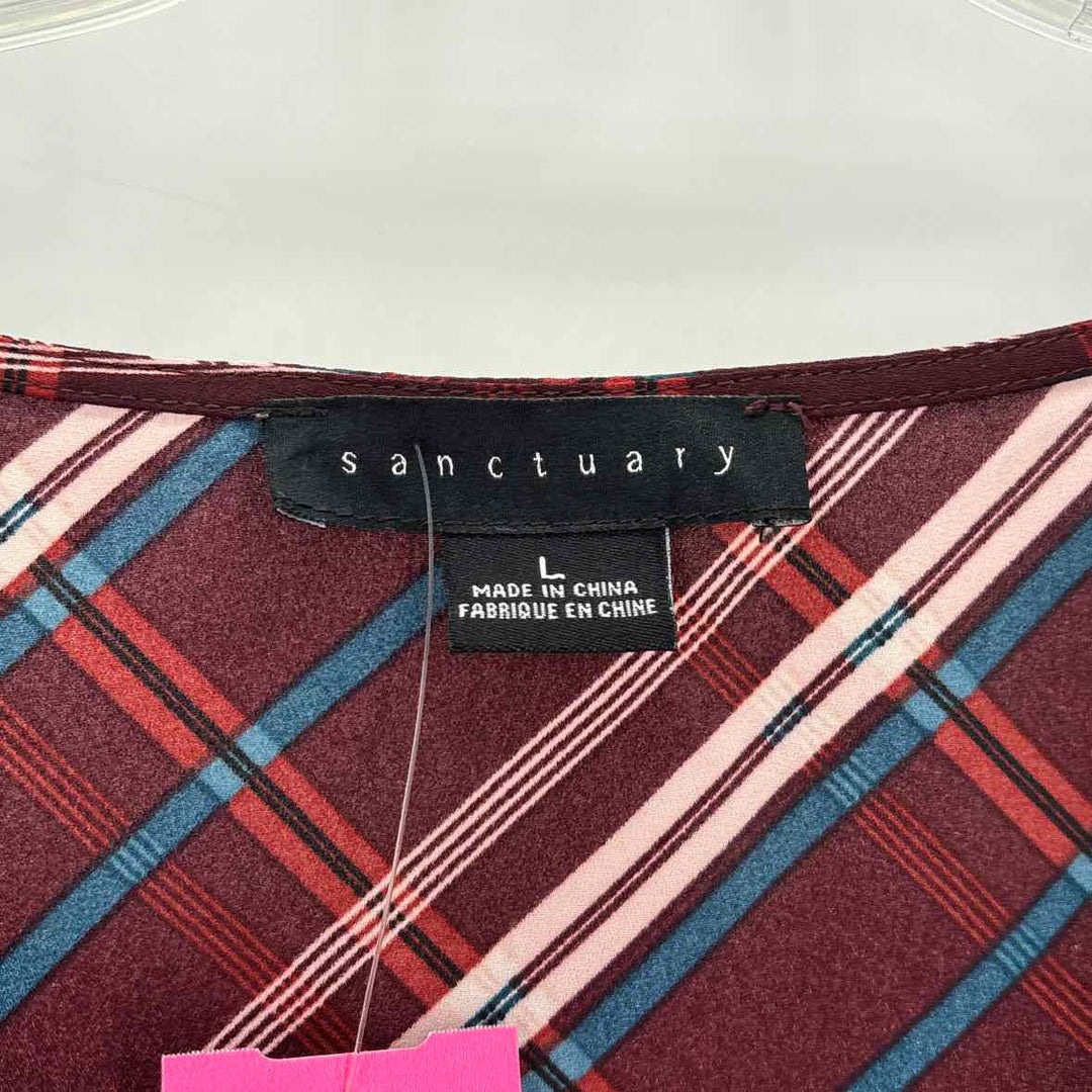 Size L Sanctuary Burgundy Shirt