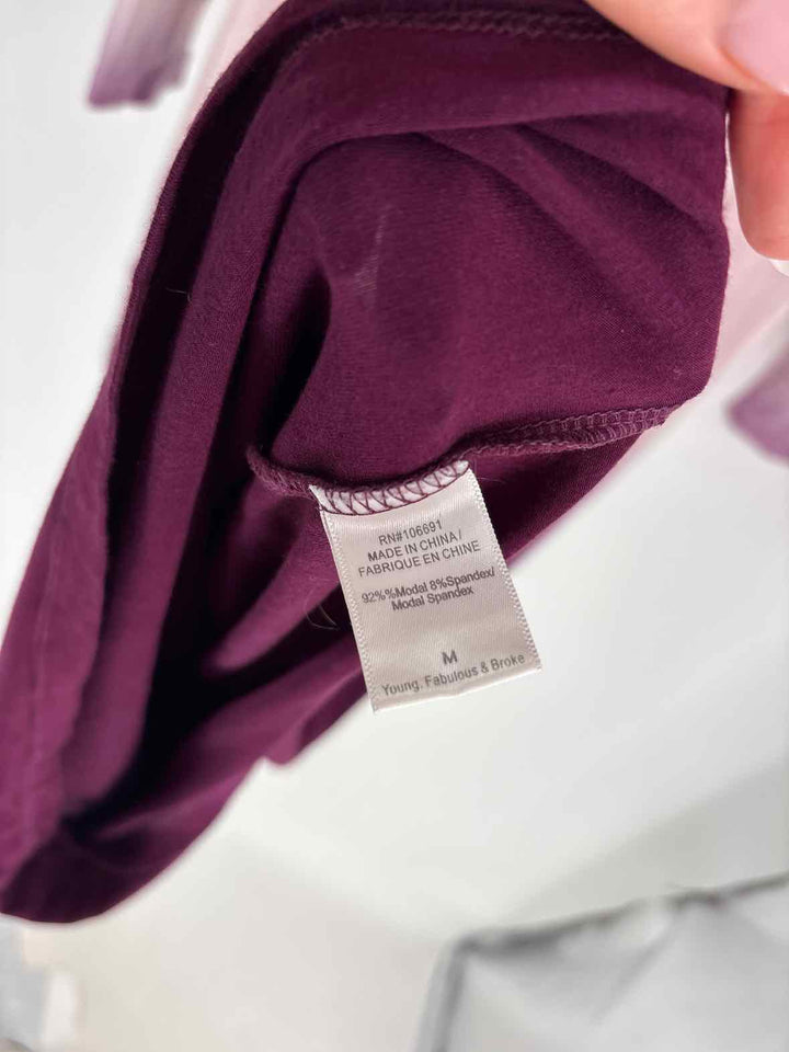 Size M Young Fabulous &amp; Broke Purple Dress