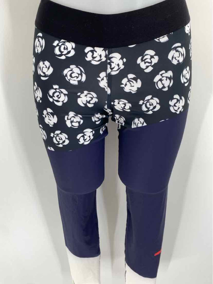 Size S Adidas Blue Print Leggings