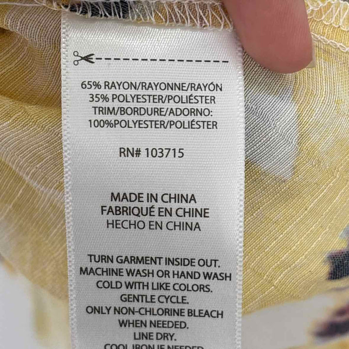 Size 3X ZAC & RACHEL Multi-Color Lace Shirt