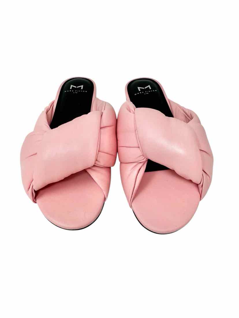 Shoe Size 7 MARC FISHER Pink Leather Sandals