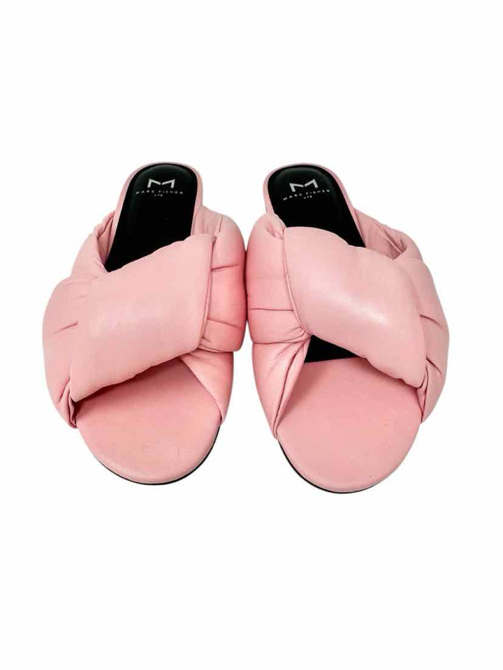 Shoe Size 7 MARC FISHER Pink Leather Sandals