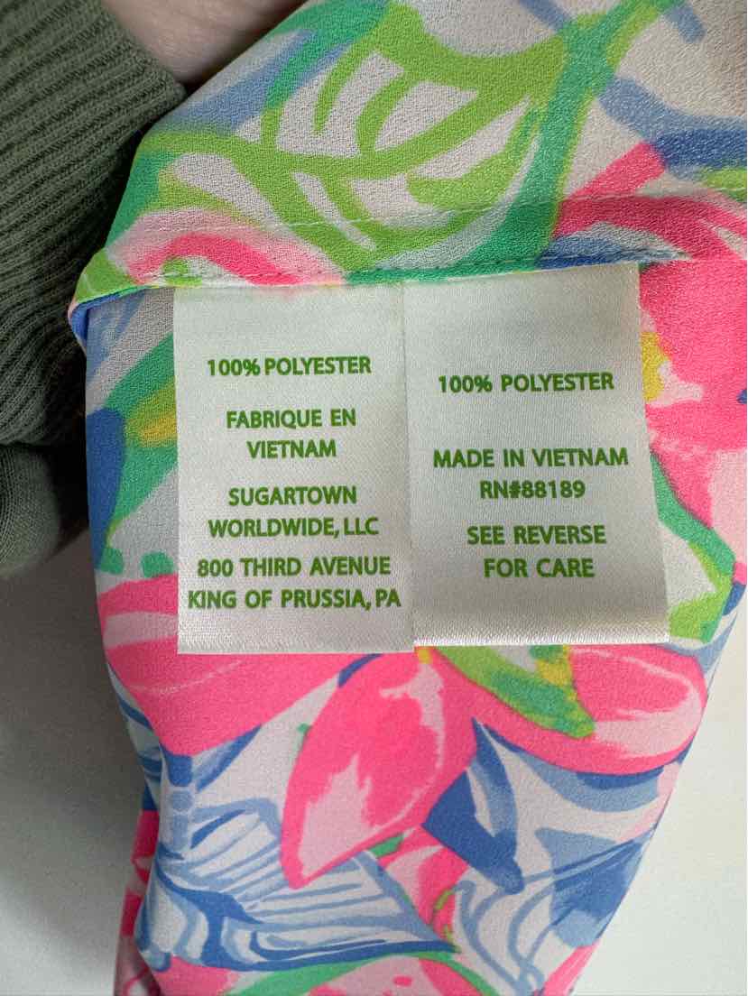 Size S Lilly Pulitzer Multi-Color Shirt