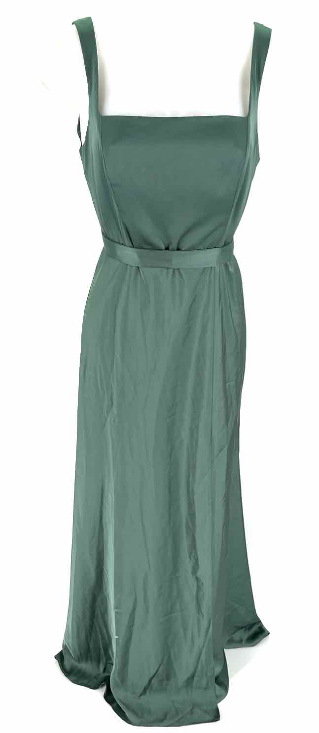 Size M Sage Satin Dress