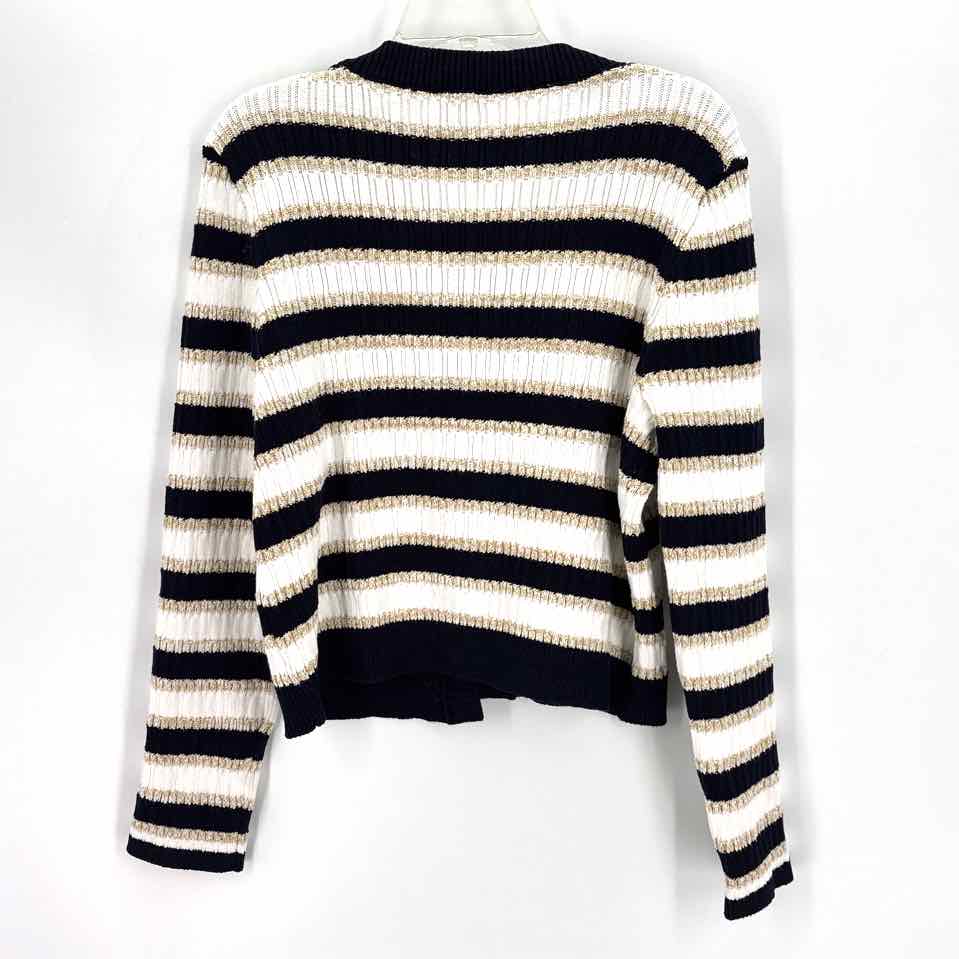 Size L CECE Multi-Color Knit Sweater