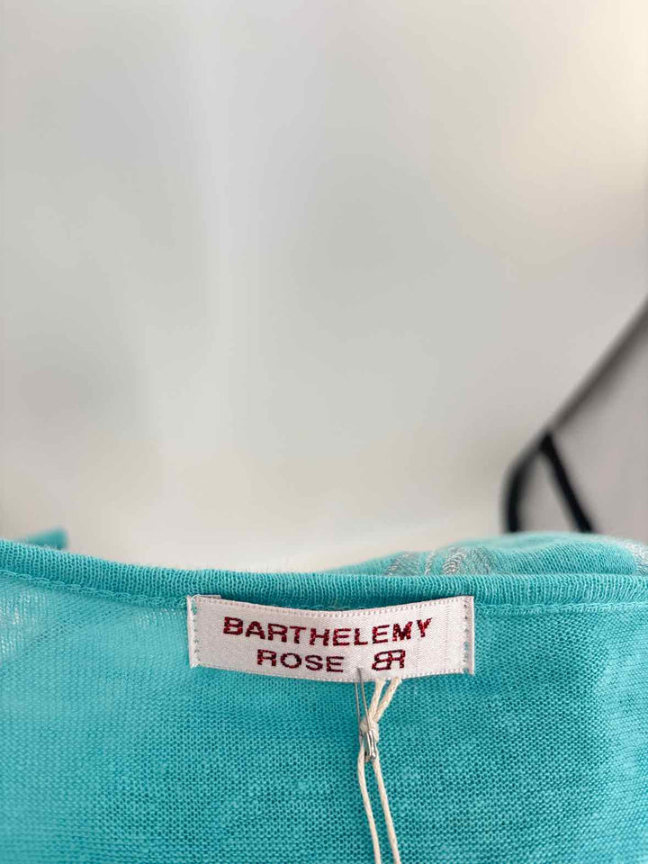 Size One Size Aqua Shirt