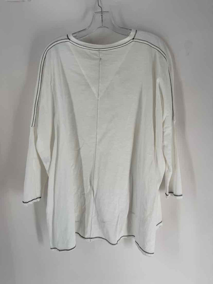 Size L White Cotton Shirt