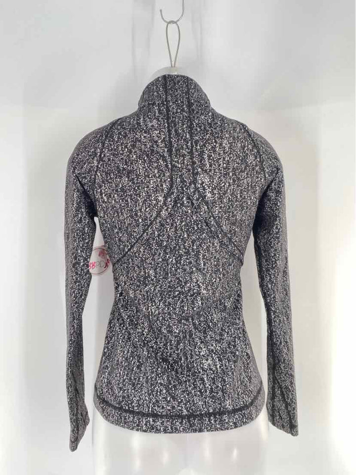 Size 6 Lululemon Black Print Jacket