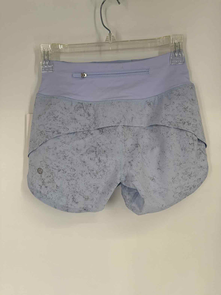 Size 0 Lululemon Blue Print Shorts