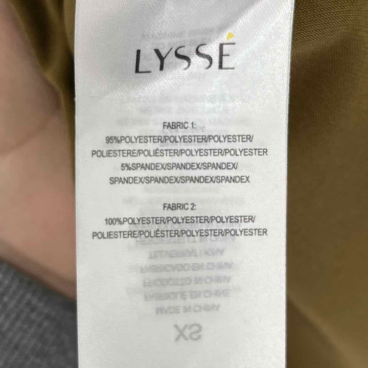 Size XS LYSSE Olive Shirt