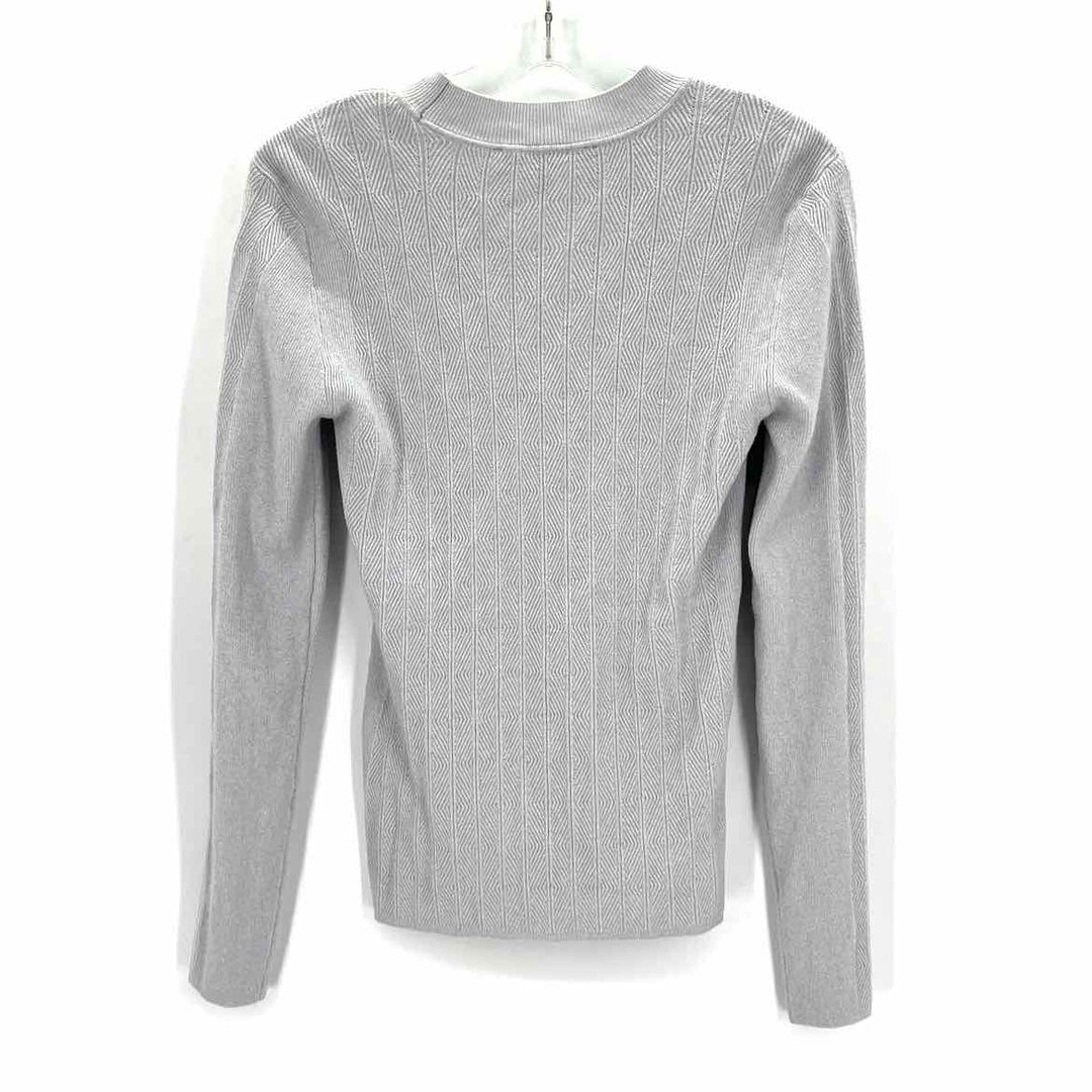 Size M White House Black Market Gray Knit Sweater