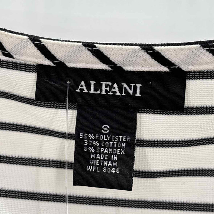 Size S ALFANI Multi-Color Knit Shirt