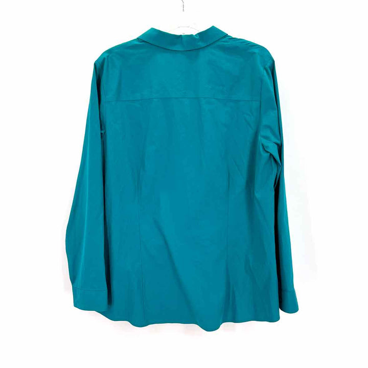 Size 1X Coldwater Creek Teal Shirt