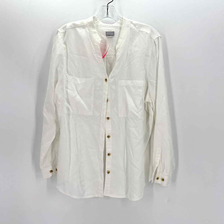 Size 12 Chico's White Shirt
