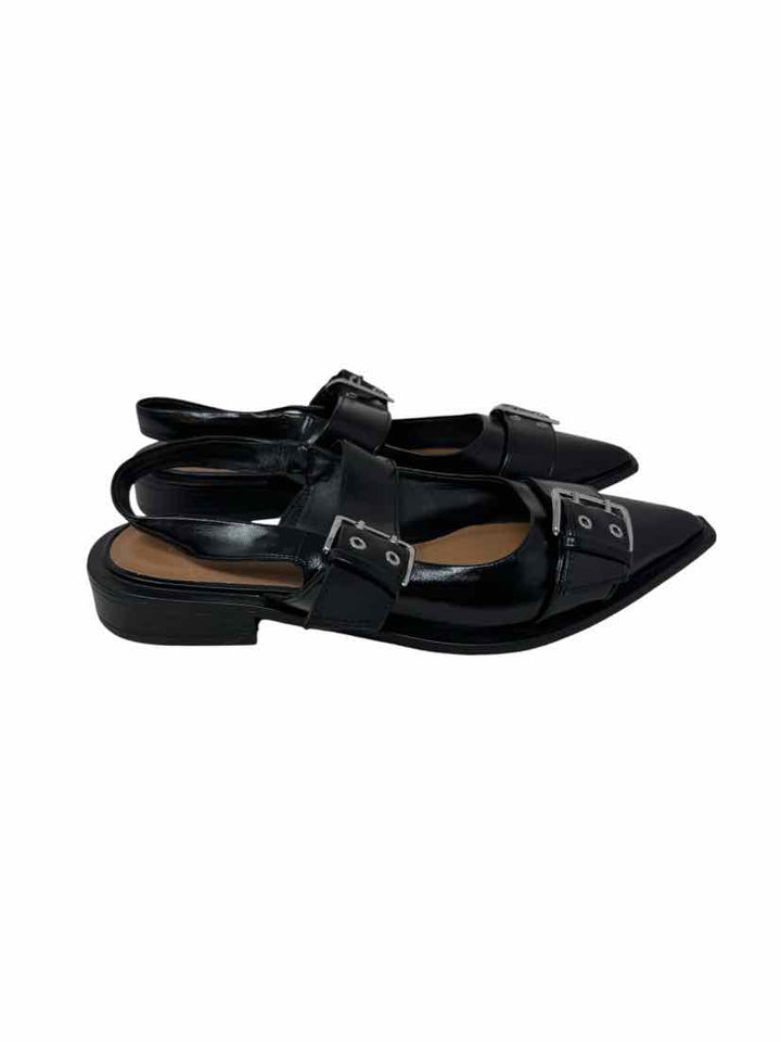 Shoe Size 9 WILD  FABLE Black Leather Mules