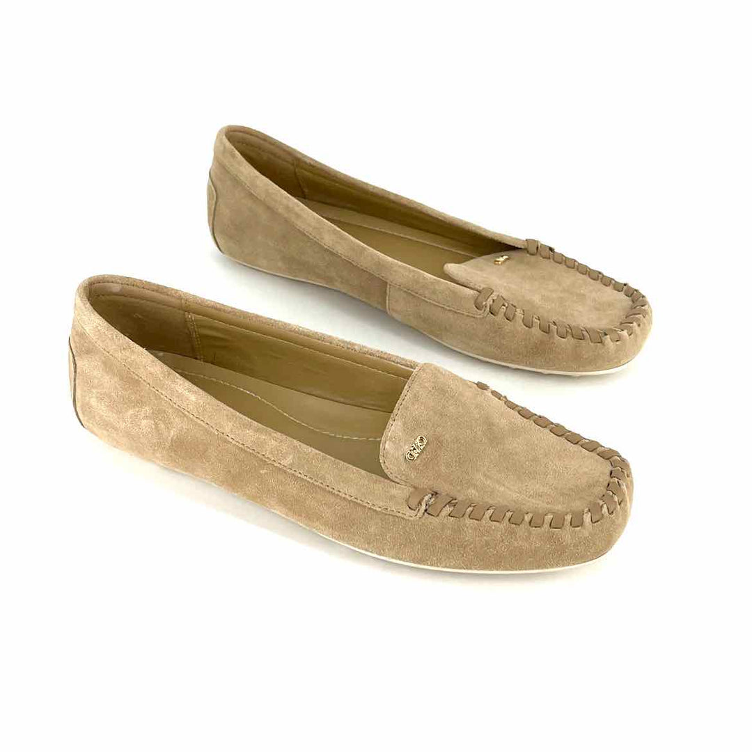 Shoe Size 9 Michael Kors Tan Suede Flats