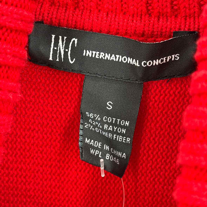 Size S INC Red Sweater