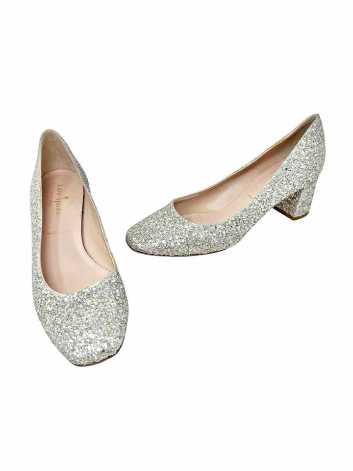 Shoe Size 6.5 Kate Spade Silver Pumps