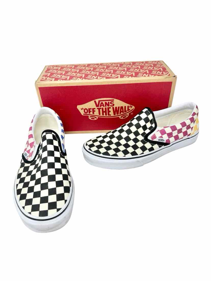 Shoe Size 41 Vans Multi-Color Canvas Sneakers
