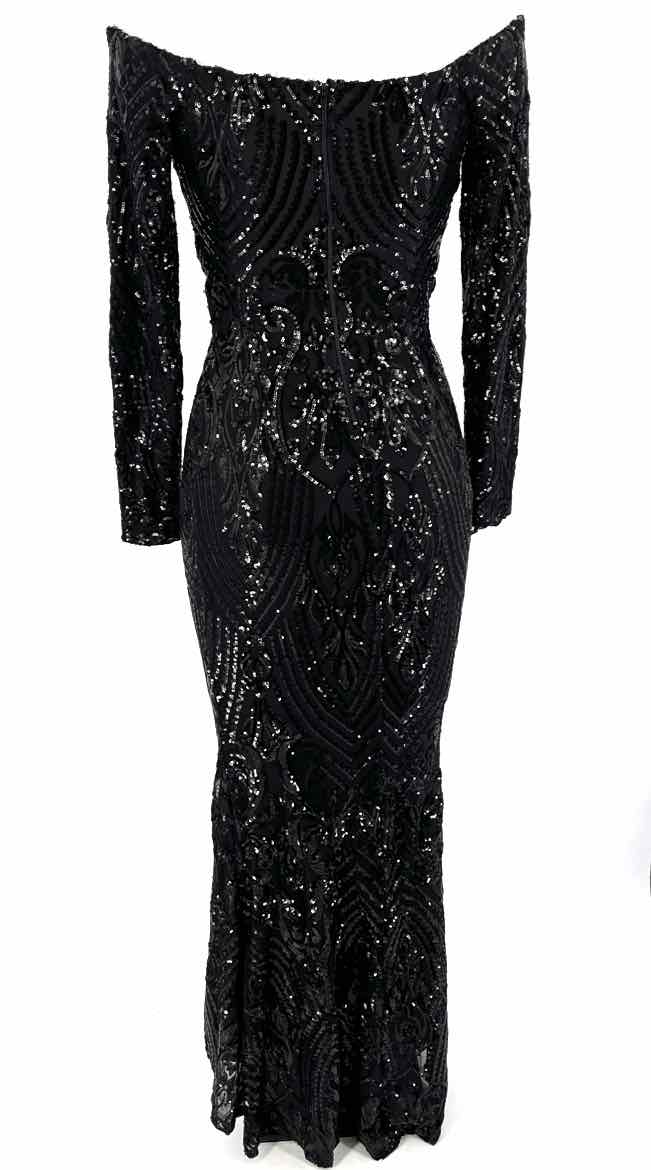 Size S WINDSOR Black Sequined Dress