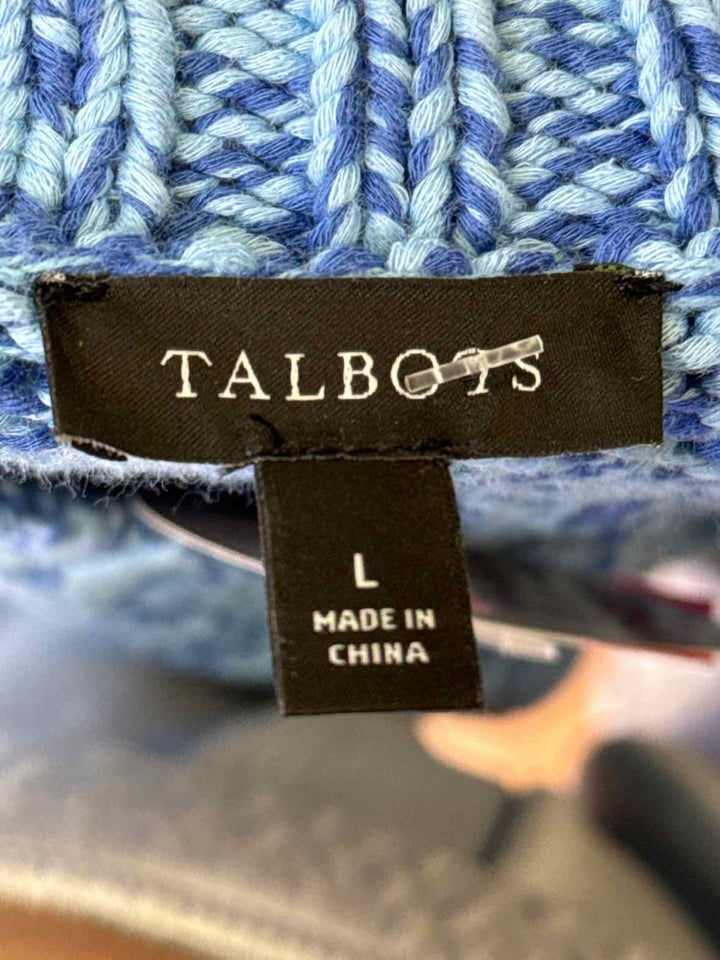Size L Talbots Blue Sweater