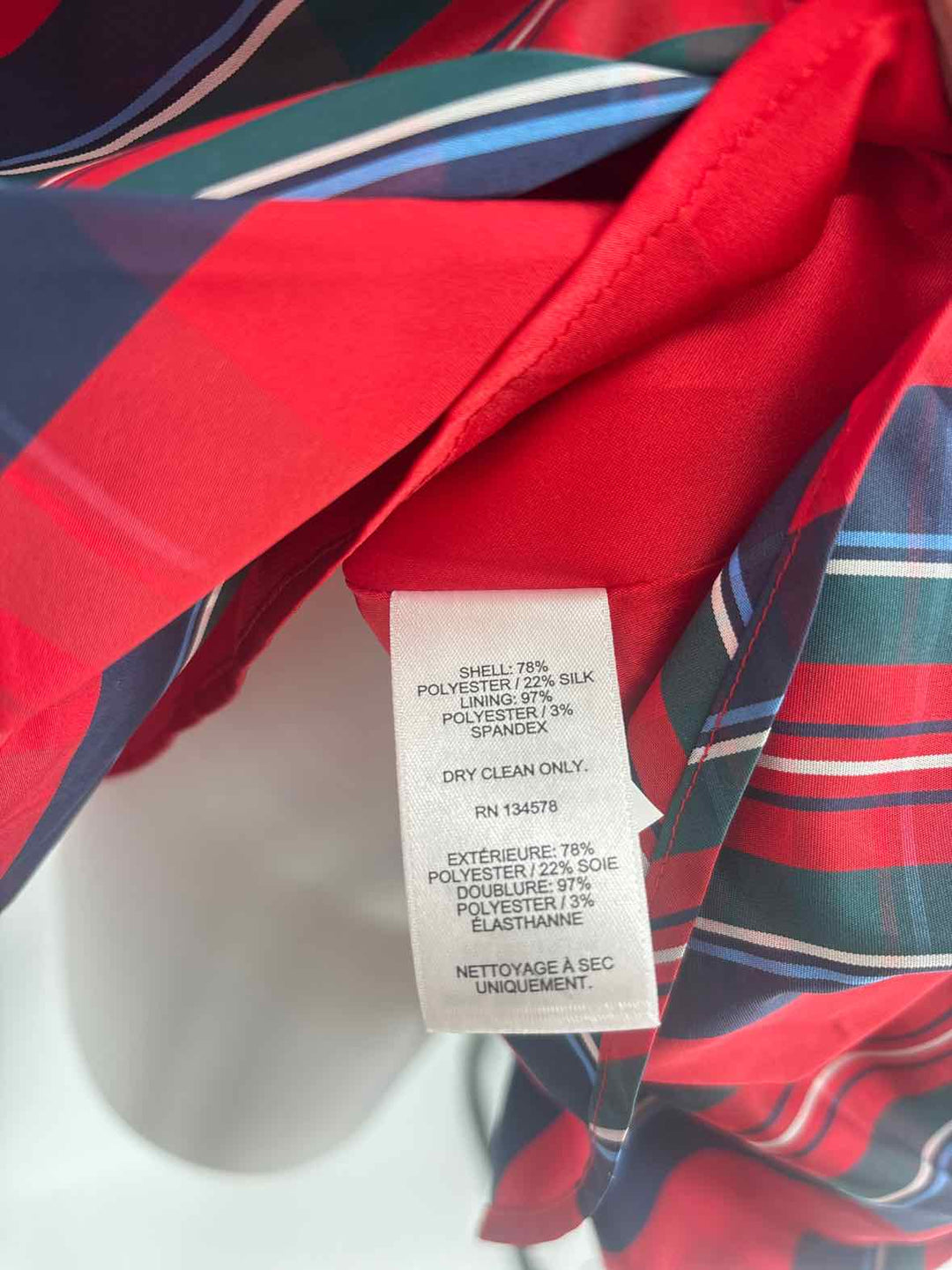 Size 0 Vineyard Vines Red Print Dress