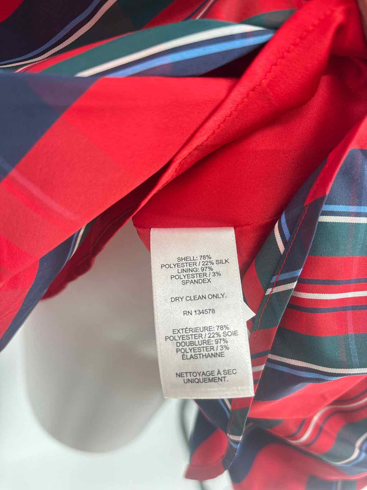 Size 0 Vineyard Vines Red Print Dress