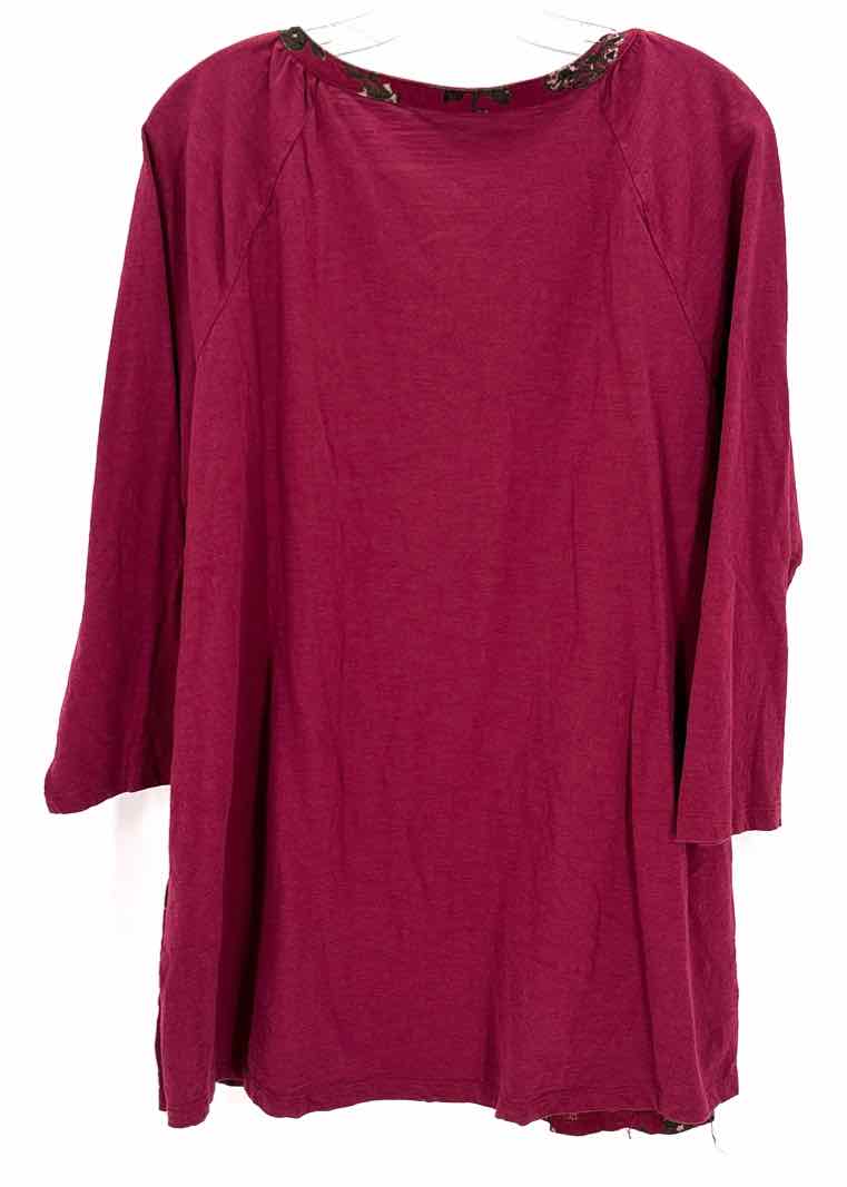 Size XL ST JOHNS BAY Burgundy Cotton Shirt
