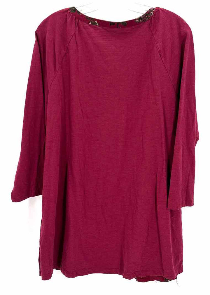 Size XL ST JOHNS BAY Burgundy Cotton Shirt